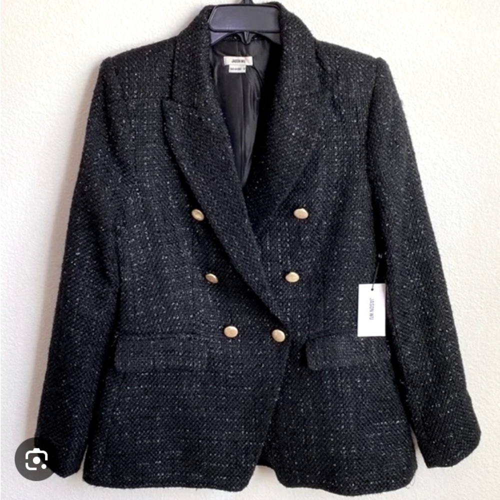 NWT Jason Wu Tweed Blazer Double Breasted
